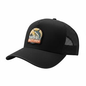 Salty Crew Black Trucker Hat